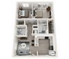 2BR x 2BA