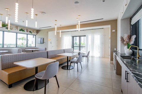 a restaurant or other place to eat at residence inn clearwater beach