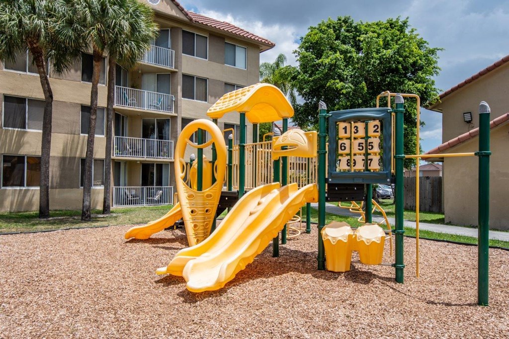 our playground is just outside of our apartments