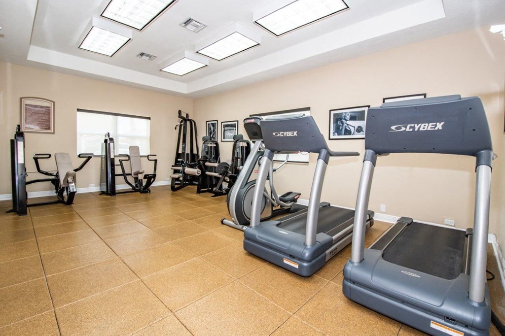 the gym at the apartments for rent