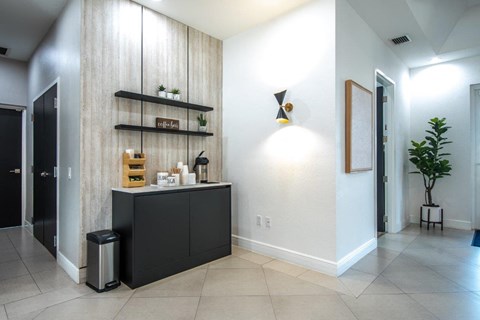 the lobby or reception area at the uptown 418 condos