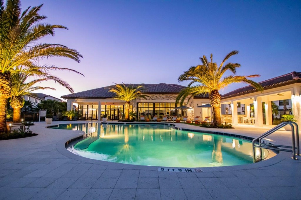 Evening Pool