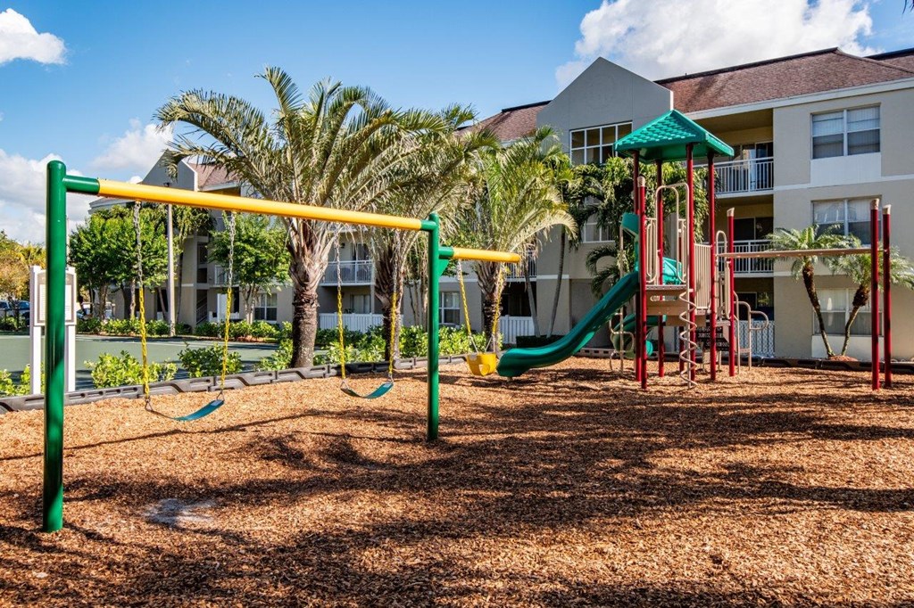 our playground is in front of our apartments