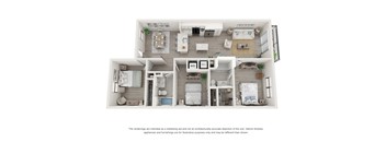 Model C - 3 BR x 2BA