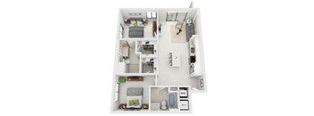 Two Bedroom model