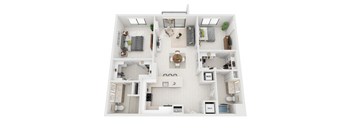 Two bedroom model