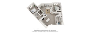 Model B2- 2 BR x 2BA