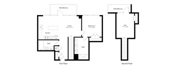 1 Bedroom Den - 2 Bath | Ad5