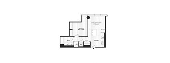 1 Bed - 1 Bath | A01