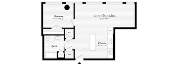 1 Bed - 1 Bath | A04 (900)