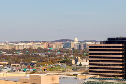 a view of the city of providence from the roof of a building