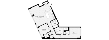 2 Bed - 2 Bath | B03 (900)