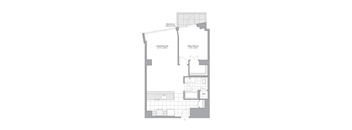 floor plan of the renovated apartment for sale