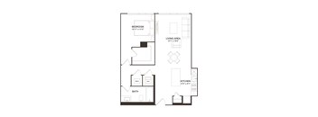 1 Bed - 1 Bath | A02
