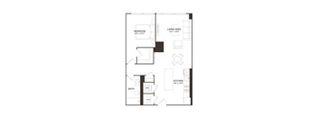 1 Bed - 1 Bath | AJ3