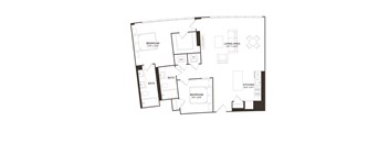 2 Bed - 2 Bath | B09