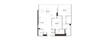 2 Bed - 2 Bath | B13