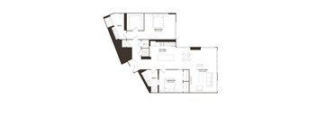 2 Bed - 2 Bath | B14