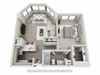 1 bedroom apartment layout
