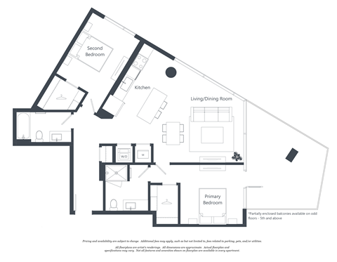 A black and white image of a house floor plan.