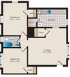 2 Bedroom - 1 Bath | West