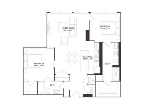 8001 Woodmont Ave 1-3 Beds Apartment for Rent - Photo Gallery 77