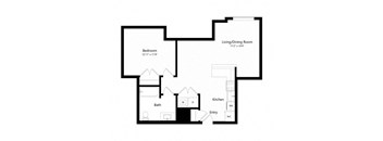 1 Bed - 1 Bath | A06 - Judd