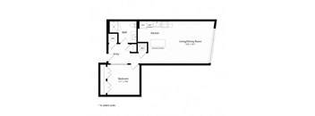 1 Bed - 1 Bath | A07 - Judd