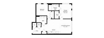 2 Bedroom - 2 Bath | b02 - Judd