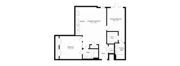 2 Bedroom - 2 Bath | b10 - The Judd (Click floorplan for more photos)