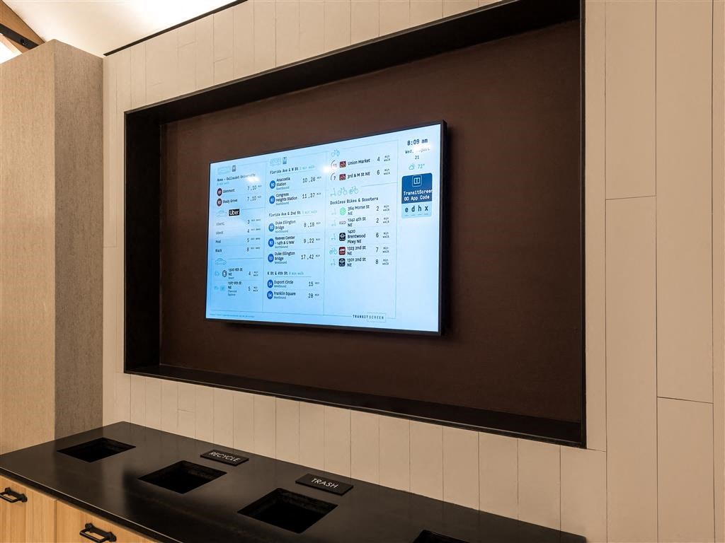 a flat screen tv in a hotel room