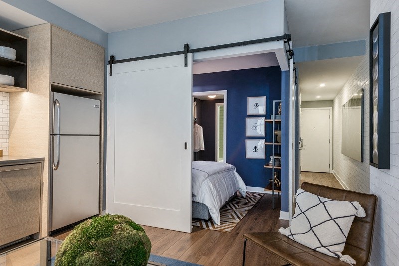Barn Door to Bedroom