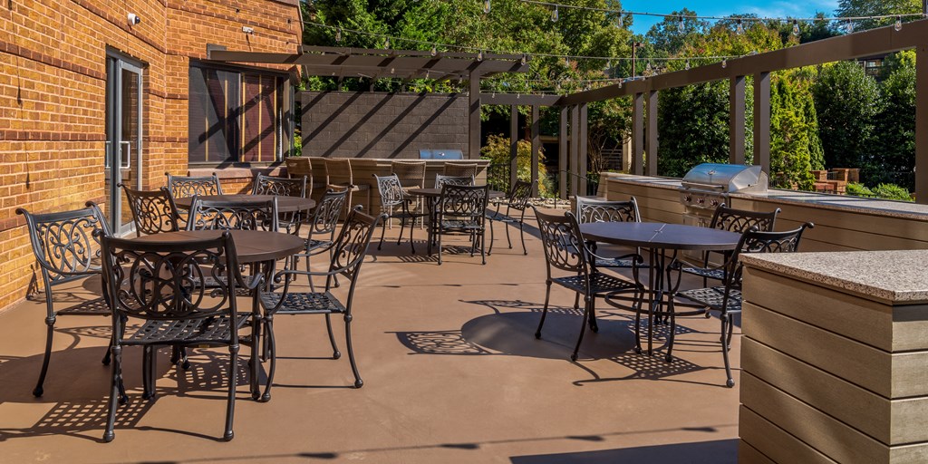 Patio Tables with Grill Stations