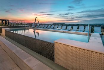 Expansive rooftop terrace