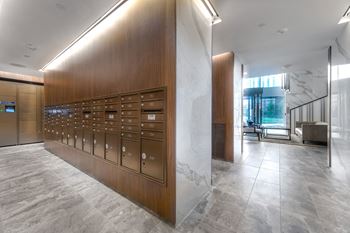 Package Room with Cold Storage Available