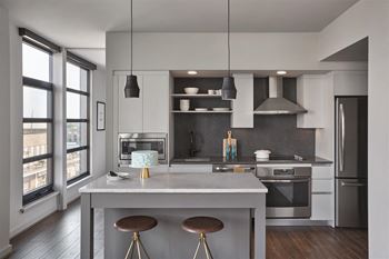 Stylish kitchens in two designer color palettes