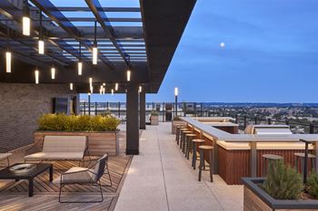 Expansive rooftop terrace