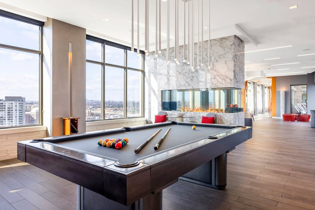 Billiards Table at The Bartlett, Virginia, 22202