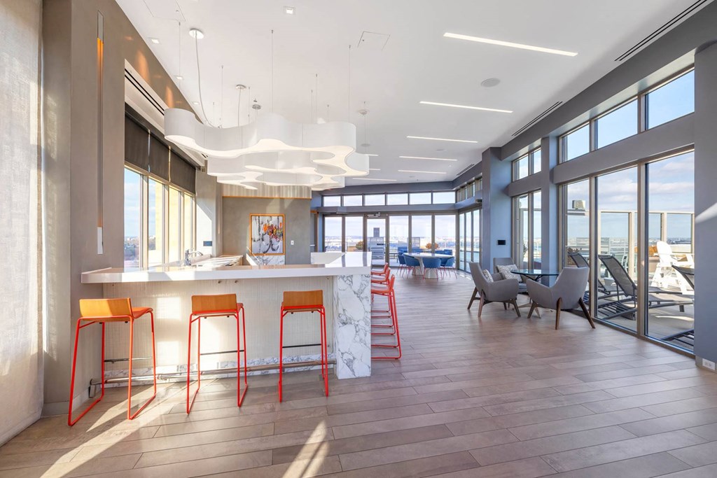 Sky Lounge Kitchen at The Bartlett, Virginia, 22202