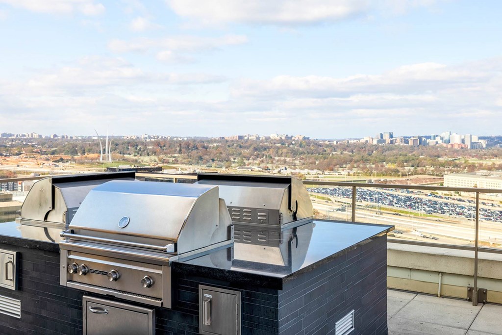 Rooftop Grill Station at The Bartlett, Arlington, VA, 22202