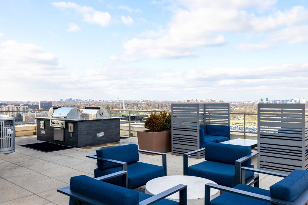 Rooftop Deck at The Bartlett, Virginia, 22202