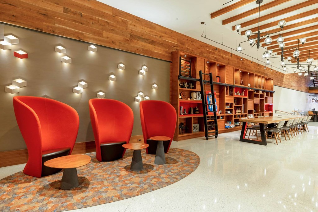 Art Gallery Lobby at The Bartlett, Arlington, Virginia