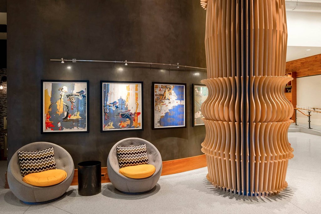 Lobby at The Bartlett, Virginia, 22202