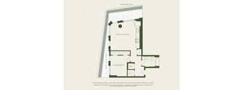 floor plan of the upper level of the property