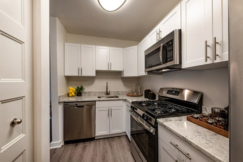 Well Equipped Kitchen at RiverHouse, Arlington, VA, 22202