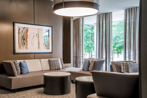 Living Area Interior at RiverHouse, Arlington, VA, 22202