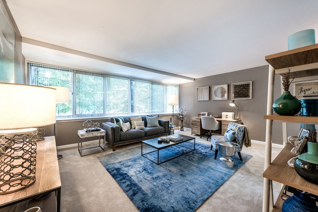 Modern Living Area at RiverHouse, Arlington, VA