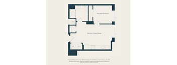 this is a floor plan of a small apartment