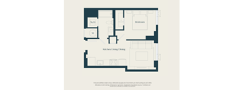 1 Bed - 1 Bath | AJ1A