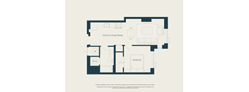 1 Bed - 1 Bath | AJ3B
